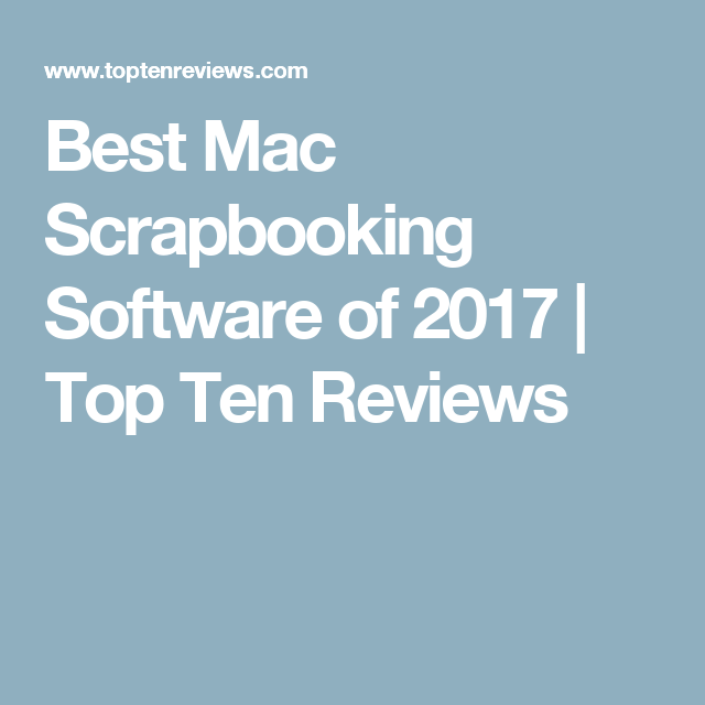 digital scrapbooking software for mac reviews